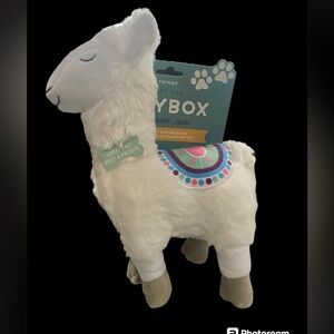 Fringe Studio ToyBox No Drama Llama dog toy with Squeaker New